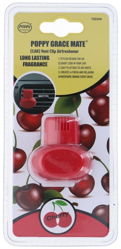 [872112970234] POPPY Air Freshener Card Cherry Scent