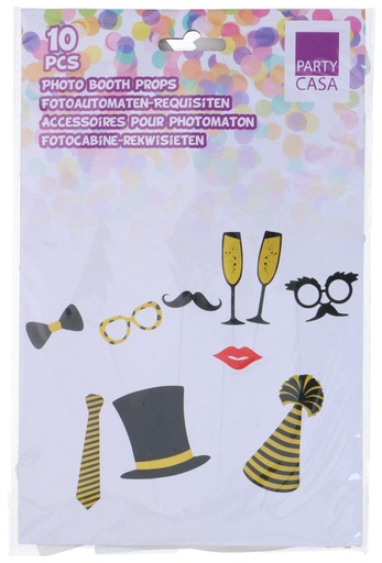 [871125258760] PARTY CASA Photobooth Props Party Accessories