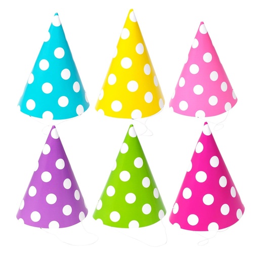 [871125256612] PARTY CASA Party Hat Ø10.5xh15cm