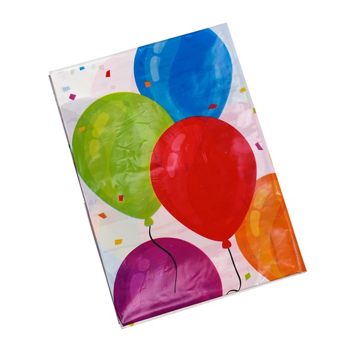 [871125256621] PARTY CASA Tablecover Balloons 130x180cm