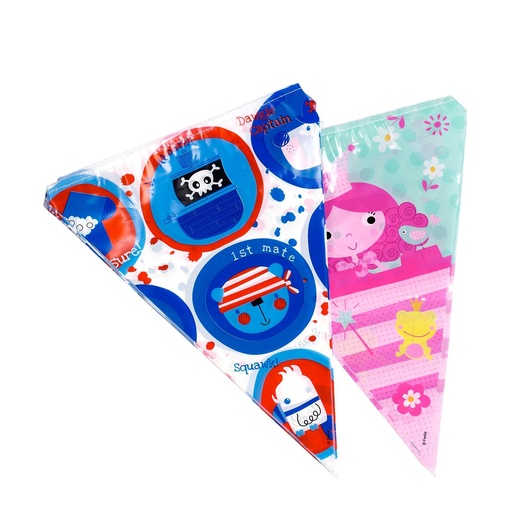 [871125256581] PARTY CASA Flag Line Pirate Princess 3.6m