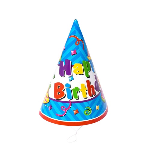 [871125256601] PARTY CASA Birthday Party Hat Ø10.5x15cm