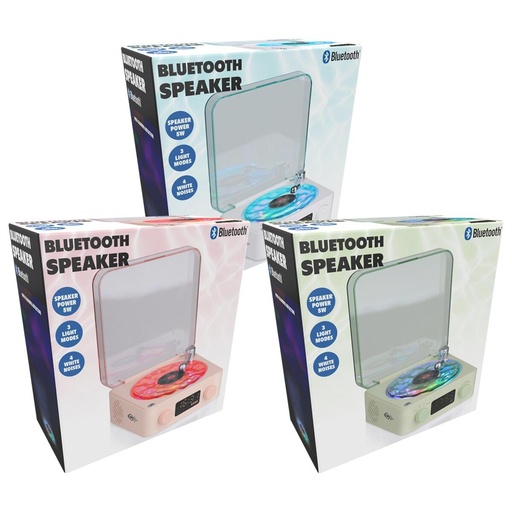 [871125242390] Speaker Waves Bluetooth 14.2x15.3x6.7cm