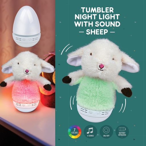 [871125233549] Baby Comfort Tumbler Sheep Night Light
