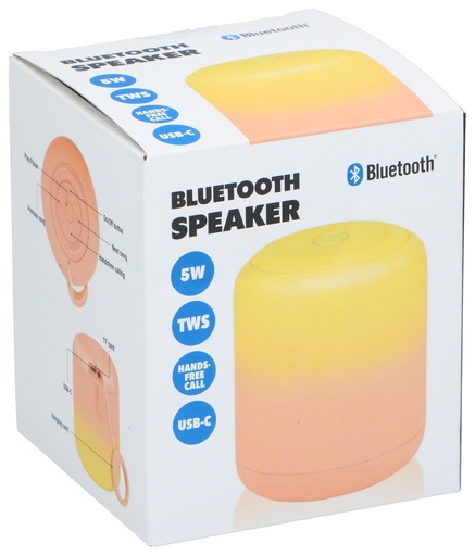 [871125233232] Bluetooth Speaker 3W 800mAh