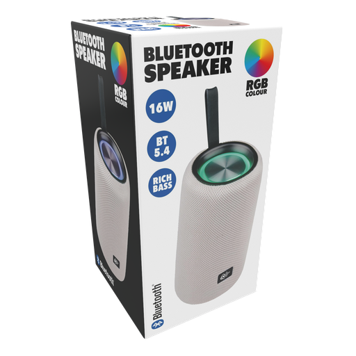 [871125230412] Bluetooth Speaker 16W 6LED