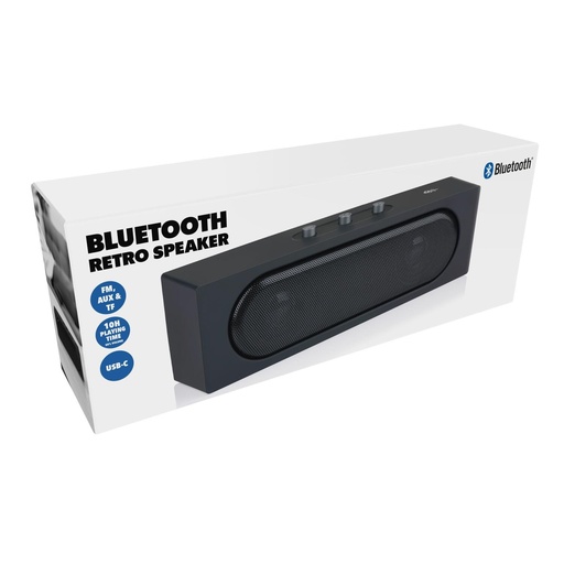 [871125242662] Bluetooth Retro Speaker 240x56x75mm