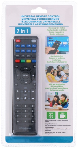 [871125292484] Universal Remote Control 7-in-1