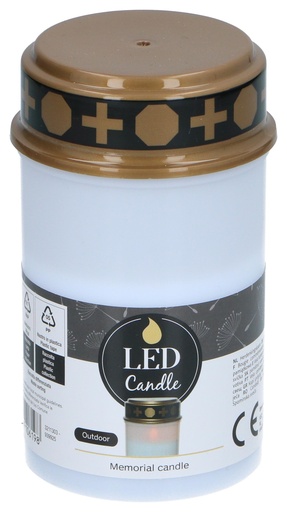 [872019410619] LED Outdoor Memorial Candle