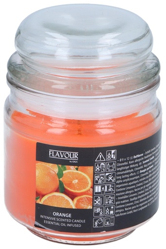 [400849500131] Scented Candle Orange in Glass 50h 250g