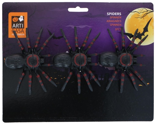 [871125215074] Halloween Spiders 8x11cm