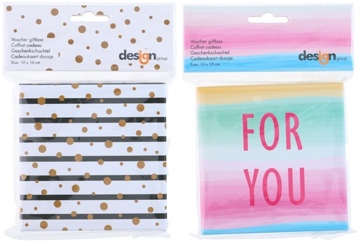 [871067523263] Gift Card Holder 10x10cm