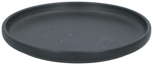 [871125250053] Breakfast Plate Black Ø20cm