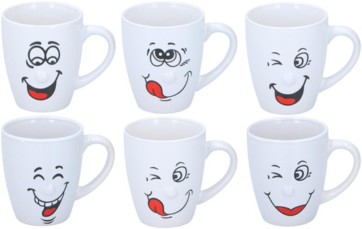 [871125217857] Mug with Smiley Face 243ml