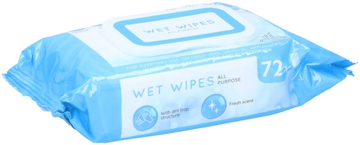 [871125219474] All Purpose Wet Wipes 72 Sheets