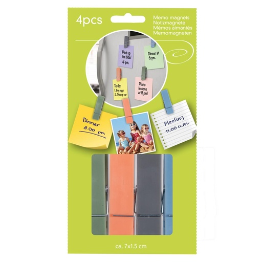 [871125223728] Memo Magnet Clips