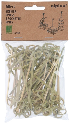 [871125226016] Bamboo Skewer 9cm