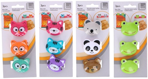 [871125212750] Bag Clips Animal Design