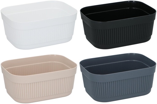 [871125224142] Rectangular Storage Basket Medium 30x23x13cm