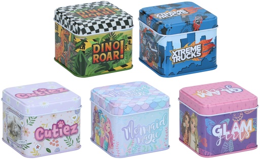 [872002907503] Money Bank Tin 7.5cm