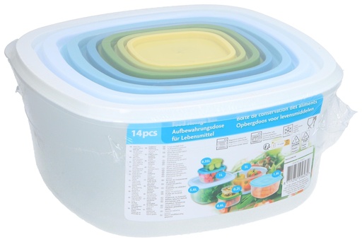 [871125225603] Food Storage Box 14-piece
