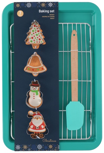 [871125224628] Christmas Baking Set for Cookies 43x29cm