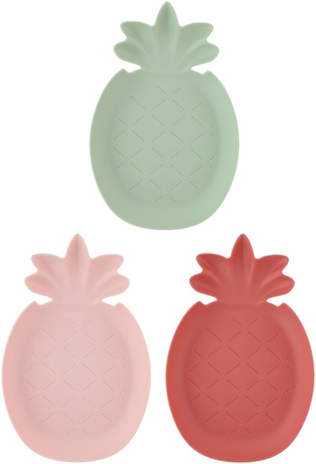 [871125218030] Pineapple Fruit Plate 29.5x19.5cm