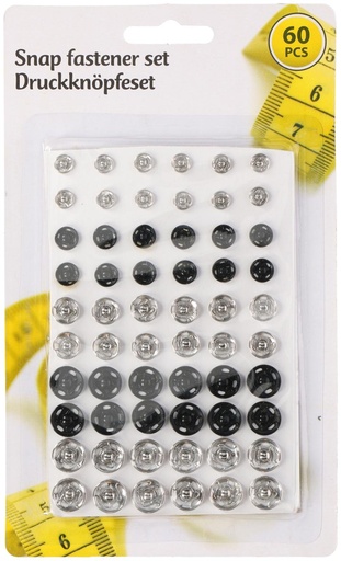[871125295359] Snap Fastener Set 12-24mm