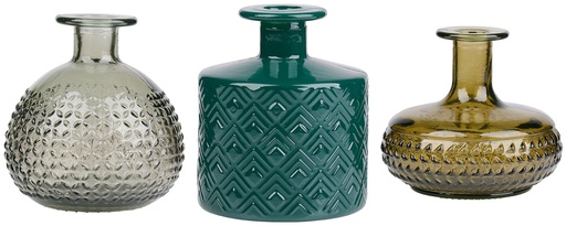 [871125233181] Glass Vase Ø13xh12cm