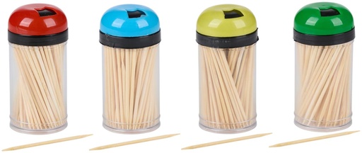 [871125257097] Cocktail Sticks 6.5cm in Dispenser