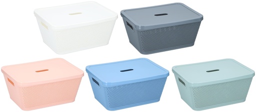 [871125219031] Storage Basket Medium With Lid