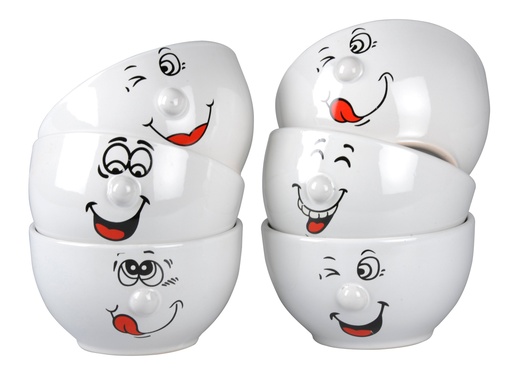 [871848900100] Bowl Smile 0.5L 13x7.5cm