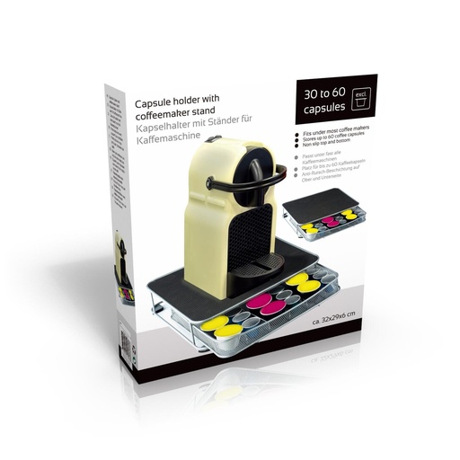 [871125241343] Capsule Holder with Coffeemaker Stand