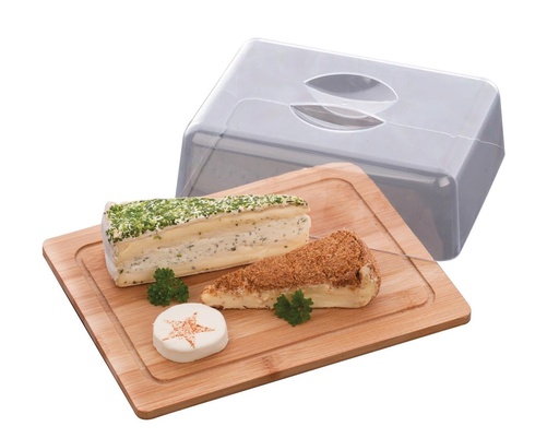 [871125232417] Cheese Storage Case with Lid 25x19x8cm