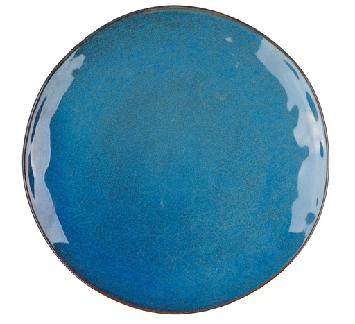 [871125257252] Dinner Plate Dark Blue Ø27cm