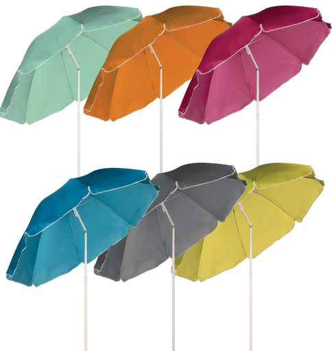 [871125219641] Parasol Ø2m 8 Ribs With Steel Tube