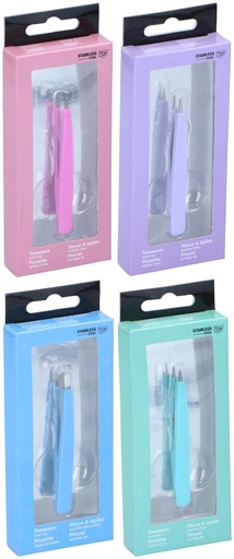 [871125201366] Precision Tweezer 9.5cm Rubber Grip