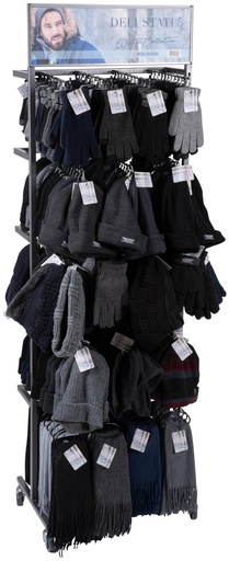 [871125226970] Men's Winter Accessories Display