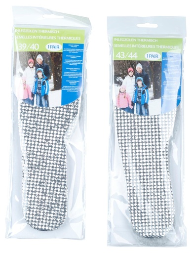 [871125254236] Thermo Insole 6mm Thick Sizes 37-44