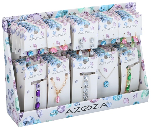 [401919975730] Gemstone Jewelry Display