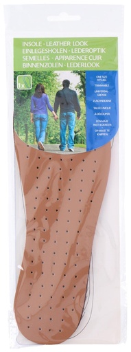 [871125252371] Leather Look Insoles