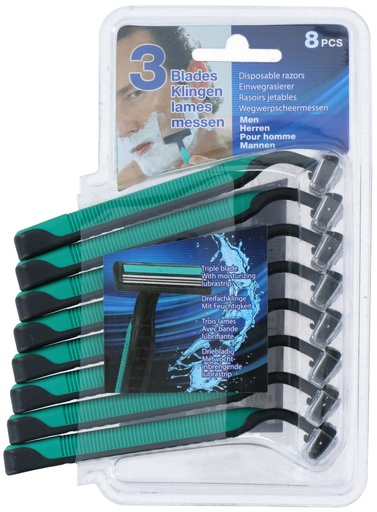 [871125218781] Men's Disposable Razor 3 Blades