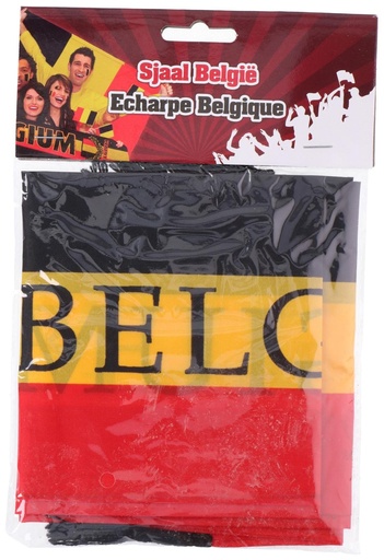 [871125279595] Scarf Belgium 14x130cm