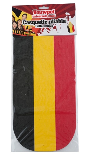 [871125279696] Foldable Belgium Supporter Cap