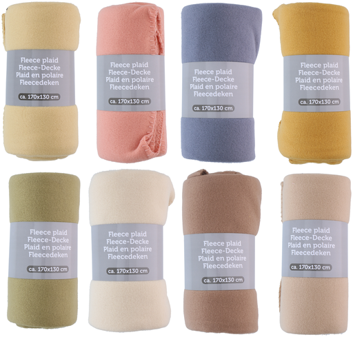 [871125249512] Plaid Polar Fleece 170x130cm