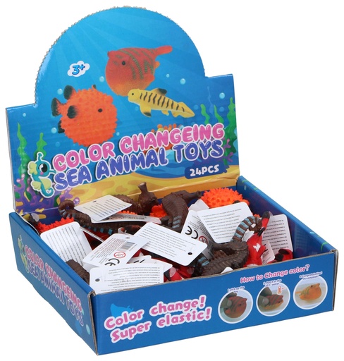 [730000941063] Squeeze Sea Animal 8cm Color Changing