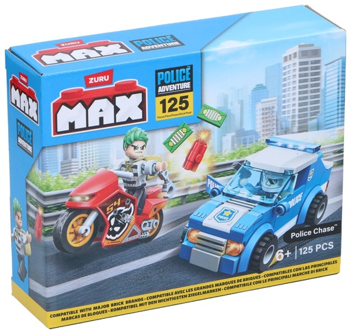 [203048001301] Building Blocks Police 125 Pieces