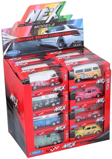 [871125224890] Hippie Pull Back Toy Car