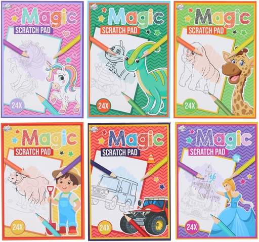 [872002908442] Magic Scratch Pad A5 21x15cm