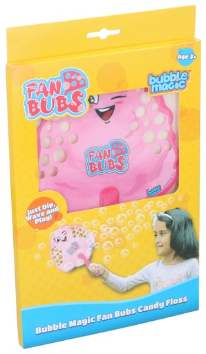 [890613471070] Bubble Magic Fan Bubs Candy Floss